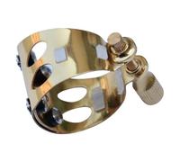 Altos Saxophone Rigger Anti-Slip 4 Point Design Solid Brass Construction Enhanced Sound Stability Mouthpiece Rigger