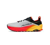ALTRA Men's Olympus 6 Trail Running Shoe, Gray/Red, 9.5 UK