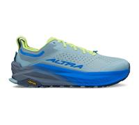 ALTRA Men's Olympus 6 Trail Running Shoe, Gray/Blue, 8.5
