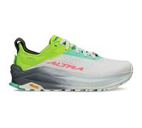 ALTRA Women's Olympus 6 Trail Running Shoe, Gray/Lime, 4.5 UK