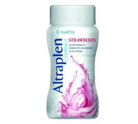 Altraplen Strawberry 4x125ml - High-Energy Medical Nutrition Shake, 300 kcal, 12 g Protein, Gluten & Lactose Free