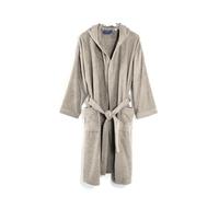 Altri Caleffi Unisex Adult Micro Sponge Bathrobe with Hood, smoked pearl, XL