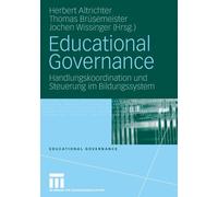 Altrichter - Educational Governance - New paperback or softback - T555z