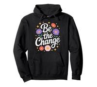 Altruismo Be The Change Love Flowers Pullover Hoodie