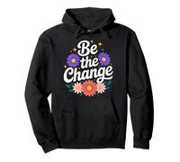 Altruismo Be The Change Love Flowers Pullover Hoodie