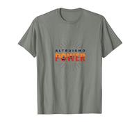 Altruismo Power: Inspiring Kindness and Compassion T-Shirt, Men, Olive Heather, X-Large