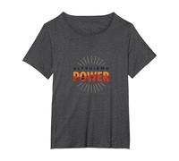 Altruismo Power: Inspiring Kindness and Compassion T-Shirt, Women's Plus, Dark Heather Grey, 6X
