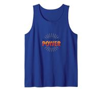 Altruismo Power: Inspiring Kindness and Compassion Tank Top, Men, Royal Blue, L