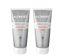ALTRUIST. Dermatologist Sunscreen SPF 30 Superior 5-star UVA protection (PPD: 39) by Dr Andrew Birnie, suitable for sensitive skin, 200 ml (Pack of 2), Period after opening 12 months