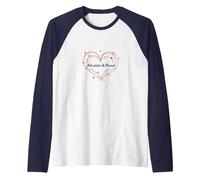 Altruistic & Proud: Heartfelt Compassion for Volunteers Raglan Baseball Tee, Men, Navy/White, S