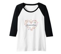 Altruistic & Proud: Heartfelt Compassion for Volunteers Raglan Baseball Tee, Women, Black/White, S