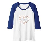 Altruistic & Proud: Heartfelt Compassion for Volunteers Raglan Baseball Tee, Women, Royal Blue/White, XXL