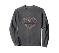 Altruistic & Proud: Heartfelt Compassion for Volunteers Sweatshirt, Adult Unisex, Dark Heather Grey, M