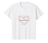 Altruistic & Proud: Heartfelt Compassion for Volunteers T-Shirt, Kids, White, 6 Years