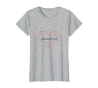 Altruistic & Proud: Heartfelt Compassion for Volunteers T-Shirt, Women, Heather Grey, 3XL