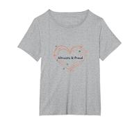 Altruistic & Proud: Heartfelt Compassion for Volunteers T-Shirt, Women's Plus, Heather Grey, 3X