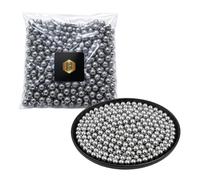 ALTRUVA 9.5mm Steel Slingshot Ammo (500 Count) - Precision Polished Carbon Steel Ball Bearings for Catapult Hunting and Target Practice - Heavyweight High-Velocity Ammo