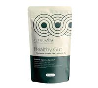 AltruVita Healthy Gut Supplement for IBS, Bloating, Diarrhoea, Constipation & Immunity, 60 Capsules One Month Supply, Contains Curcumin + Green Tea Extract + Vitamin D3 Made in The UK