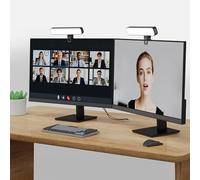 ALTSON 16W 2PCs Video Conference Light, Zoom Lighting for Computer Monitor Webcam Laptop, LED Streaming Light Clip-On, Desk Ring Light for Video Recording Podcast, Eye-Caring & 360° Rotary Backlight