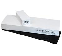 Altstone Fine Stone Finish Sharpening Stone 3000 Grit w/Nagura, 7.1" x 2.4" x 0.8" (Pro Power. Perfectly Compact for Home Use), Made in Japan (#3000)