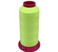 Altsuceser 1000 Yards Glow in The Dark Embroidery Machine Thread, Polyester Luminous Sewing Thread, Flexible Needlework Cross Stitch Embroidery Thread for Clothes Bag Craft Fluorescent Green