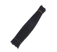 Altsuceser 100Pcs Glitter Pipe Cleaners Tinsel Chenille Stems, Flexible Bendable Metallic Pipe Cleaner for Creative Crafts Decorations,Tinsel Chenille Stems for for DIY Crafts Black