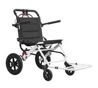 Altsuceser 2025 New Lightweight Foldable Wheelchair - 1 Second Fold, Portable Transport Wheelchair with PU Wheels, Adjustable Safety Belt, Telescopic Handle (Available in M & L) - Perfect for Adults