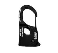 Altsuceser Cord Tightener - Rope Tensioner, Aluminum Carabiner Clip Camping Tent Cord Adjuster, Tie Down Rope Tightener with Carabiner Clip M-1pc
