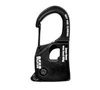 Altsuceser Cord Tightener - Rope Tensioner, Aluminum Carabiner Clip Camping Tent Cord Adjuster, Tie Down Rope Tightener with Carabiner Clip S-1pc