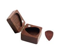 Altsuceser Guitar Box Holder Wooden Guitar Picks Personalized Guitar Picks Holder Custom Guitar Picks Guitar Picks Case Container Unique Custom Gift for Musicians, Guitarists & Music Lovers C