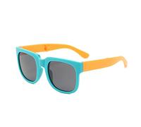 Altsuceser Kids Sunglasses, Foldable Lens Sunglasses with UV400 Protection, Square Frame Polarized Sunglasses for Kids Boys Girls E