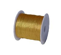Altsuceser Metallic Embroidery Threads, Embroidery Floss-Cross Stitch Thread Sewing Crochet Thread for Bracelets Crafts Dark Blond