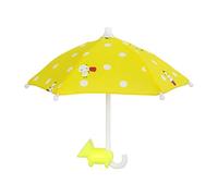Altsuceser Phone Umbrella for Sun Suction Cup Stand, Universal Phone Stand with Umbrella Phone Sun Shade Cover, Sun Visor, Sun Shield with Suction Cup Mount Phone Holder Anti-Refection Block Glare Ye
