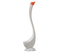 Altsuceser Ventilated Toilet Brush with Removable Base Swan Shape Set Powerful Scrubbing Bathroom Scrubber Cleaning White