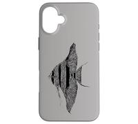 Altum Angelfish Angel Cichlid Lover Pterophyllum Aquarist Case for iPhone 16 Plus