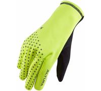 Altura Fleece Windproof Nightvision Full Finger Cycling Gloves Yellow Reflective