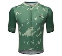 Altura Icon Plus Men's Short Sleeve Jersey: Lightweight, Breathable Fabric, Moisture-Wicking, Rear Pockets, Reflective Details, and Athletic fit Dark Green