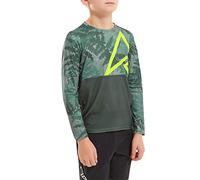 Altura Kids Unisex Spark Longsleeve Lightweight MTB Cycling Jersey - Olive - 7-8 Years