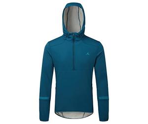 Altura Mens Grid Softshell Thermal Reflective Half Zip Cycling Jacket - Blue/Grey - Small