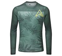 Altura Mens Kielder Lightweight Long Sleeve MTB Cycling Jersey - Dark Olive - Medium