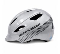 Altura Nightvision Plus Cycling Helmet - Gloss Silver Reflective (L) S