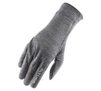 Altura Merino Liner Full Finger Cycling Gloves Grey Reflective Bike Ride Cycle