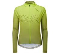 Altura Womens Airstream Long Sleeve Thermal Reflective Cycling Jersey - Lime - 12