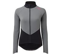 Altura Womens Endurance Long Sleeve Windproof Water Repellent Thermal Cycling Jersey - Black Grey - 14