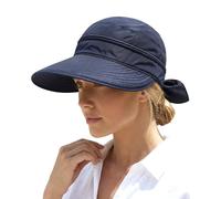 AlturaGo 2-in-1 Women’s Sun Visor Sun Hat Zipper Off Ponytail Friendly, Lightweight Quick Dry, Summer UV Protection