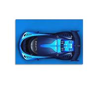 ALTUY Hypercar Poster for Bugatti Chiron Race Car Supercar Decorative Painting Canvas Poster 12x18inch(30x45cm)