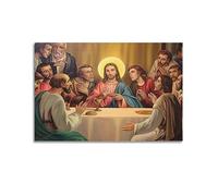 ALTUY Jesus Poster Biblical The Last Supper Decorative Painting Canvas Poster 12x18inch(30x45cm)