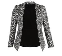 Altuzarra Preloved Parthia Floral Jacquard Jacket In Black Acetate Black