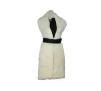 Altuzarra Women's Preloved Constable Belted Gilet in White Fur