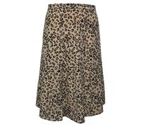 Altuzarra Women's Preloved Leopard-Print Midi Skirt in Beige Silk | Size: 36